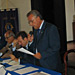 Antonio de luca durante il suo intervento sullo sport pulito ed etico